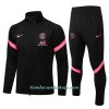 Chaqueta De Entrenamiento Trajes Paris Saint-Germain 2022-23 Rosa Negra - Niño